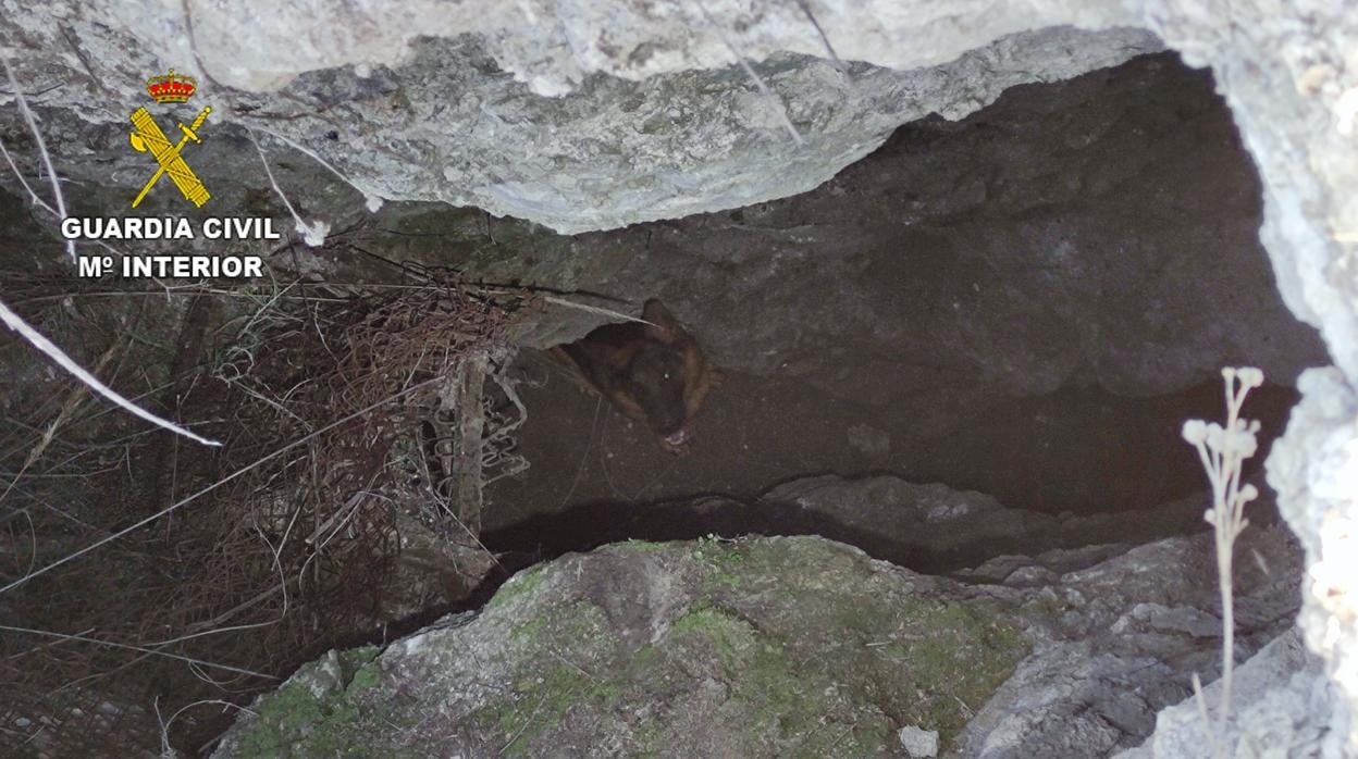 Reina, atrapada a seis metros de profundidad, tras caer en una grieta