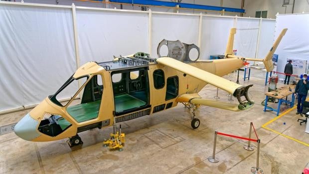 Un helicóptero futurista con sello albaceteño