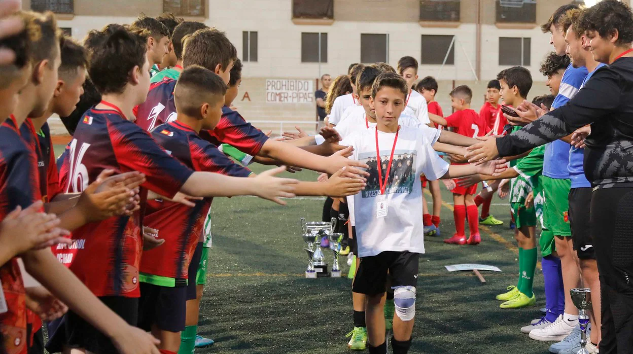 Han sido 25 los sábados de convivencia entre escuelas de fútbol de Toledo y Madrid, desde el inicio en el mes de noviembre de 2021