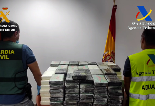 Droga incautada, por valor de 7,6 millones de euros