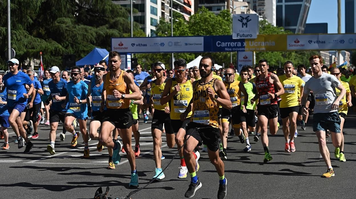 Participantes en la carrera popular