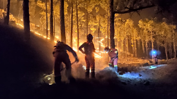 La experiencia de drones en La Palma mejorará la protección contra el fuego en Canarias este verano