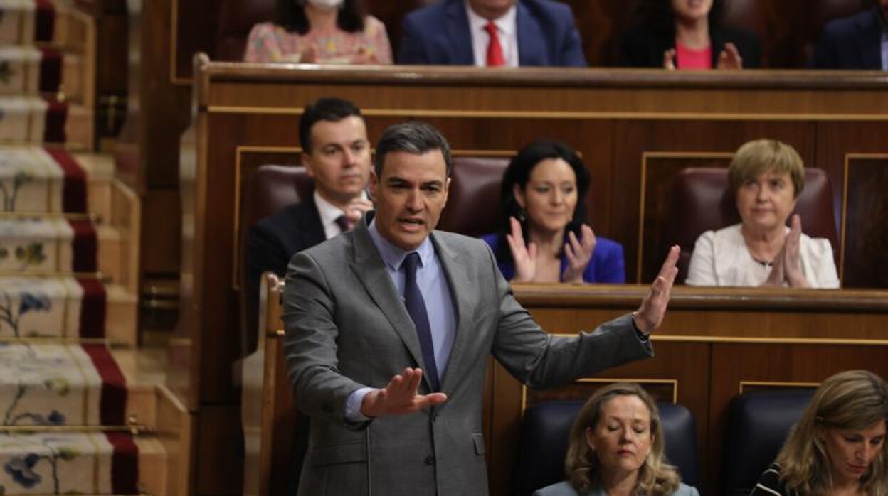 Pedro Sánchez en el Congreso, en una imagen de archivo