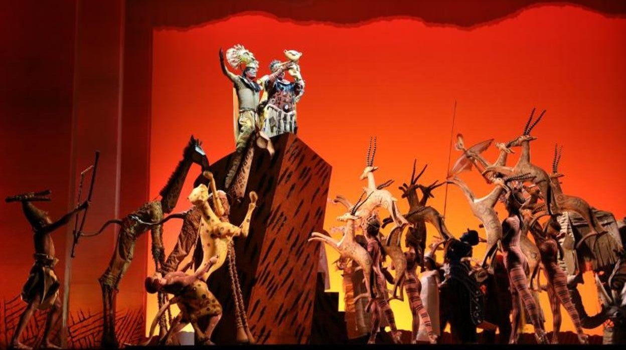 Imagen del musical «El Rey León»