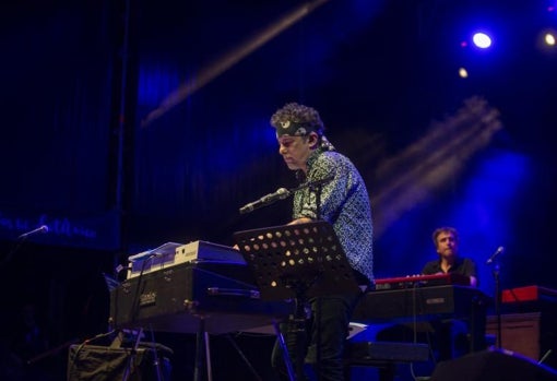 Andrés Calamaro en uno de sus conciertos