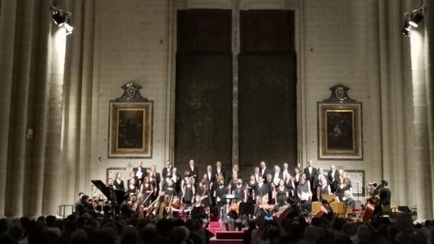 Espectacular actuación en la catedral de Toledo del Coro 'Jacinto Guerrero' en el concierto del Corpus