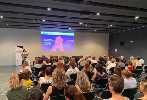 Imagen tomada durante el primer Foro sobre la Abolición de la Prostitución celebrado en Valencia