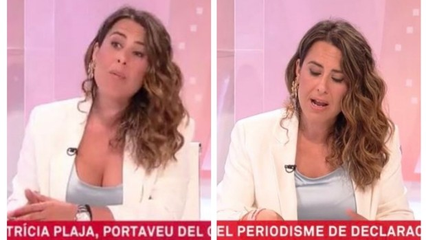 Plaja responde a TV3 que no estaba incómoda como para que le ajustaran su vestimenta durante la entrevista