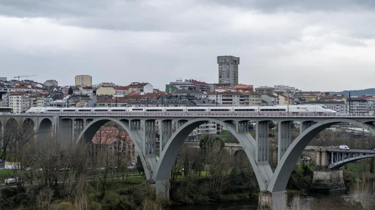 Viaje inaugural del AVE a Galicia, el pasado mes de diciembre