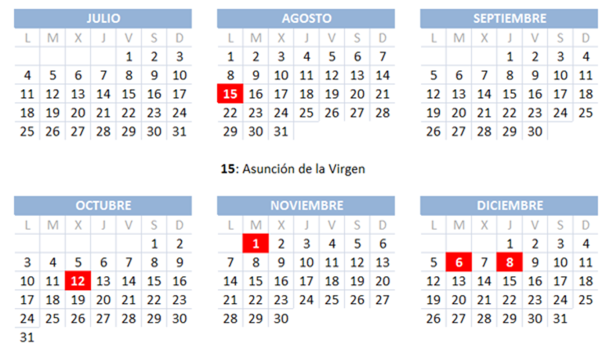 Calendario laboral 2022 en Valencia: cuándo es el próximo festivos y qué puentes hay este verano