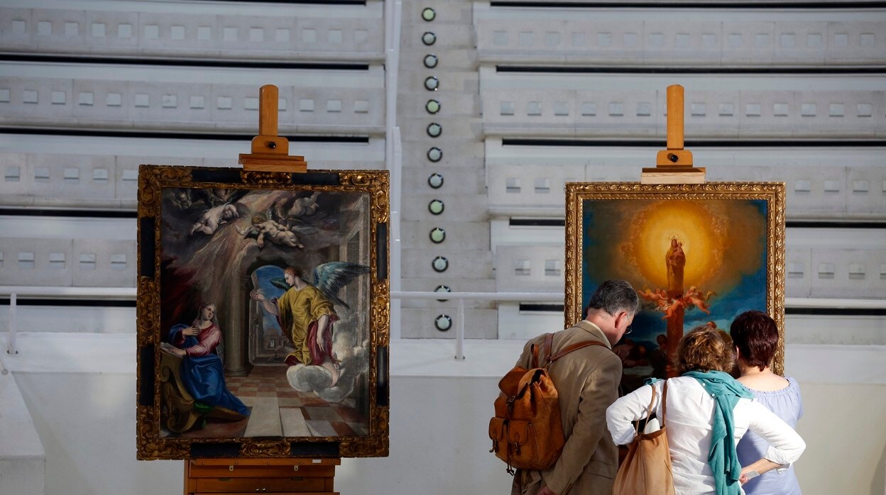 Las obras de Goya y El Greco, tras ser recuperadas por el Ayuntamiento en 2017