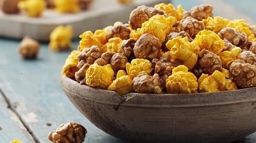 Palomitas de mantequilla y caramelo