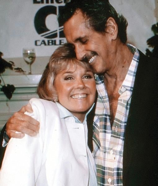 Doris Day y Rock Hudson en julio de 1985