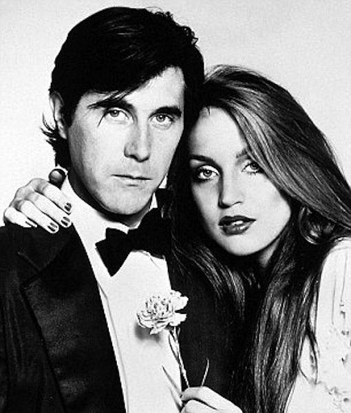 Bryan Ferry y Jerry Hall en los años 70