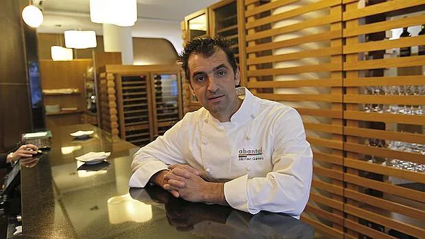 Julio Fernández, del restaurante Abantal, que ya tiene una estrella Michelín