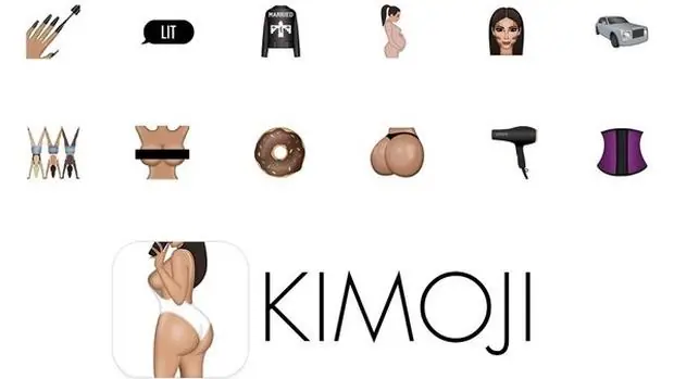 Kim Kardashian lanza Kimoji, su propia línea de emoticonos