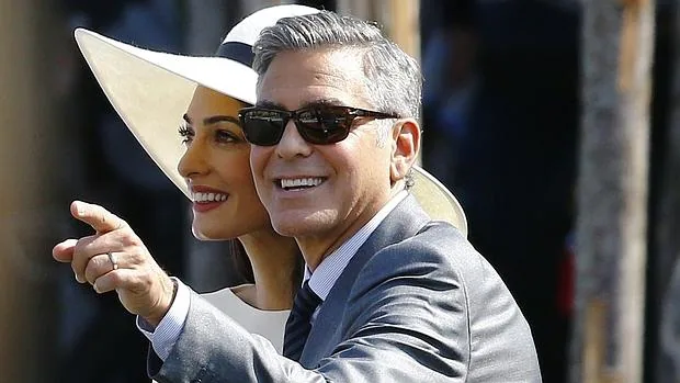 George Clooney y Amal Almuddin