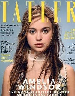 Amelia Windsor, un miembro de la familia real británica en la portada de «Tatler»