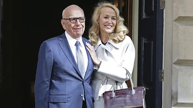 Rupert Murdoch y Jerry Hall ya son marido y mujer