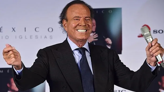 Julio durante la presentación de su disco «México», en septiembre de 2015
