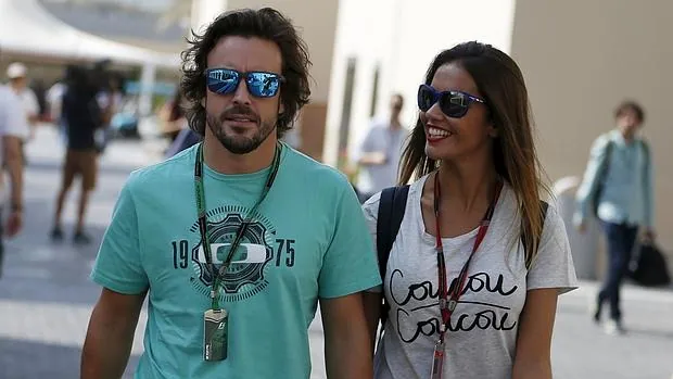 Fernando Alonso y Lara Álvarez
