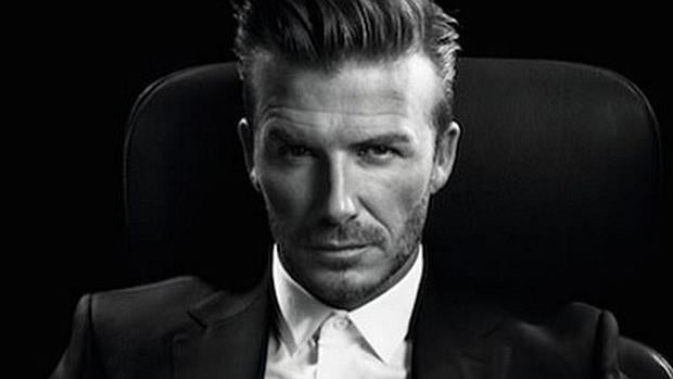 Beckham en una campaña publicitaria compartida en la red social