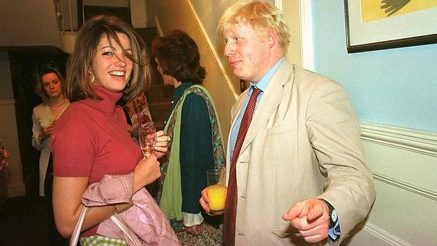 Petronella Wyatt y Boris Johnson