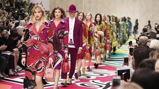 Pasarela de Burberry de 2014