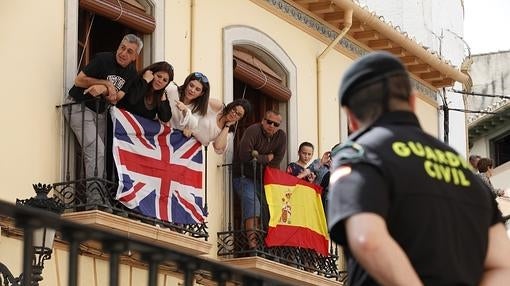 Banderas británicas y españolas engalanaron Íllora