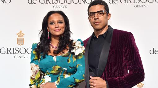 Isabel dos Santos y su marido, Sindika Dokolo