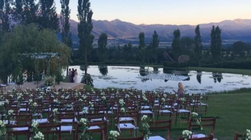 La boda se celebró en un entorno privilegiado