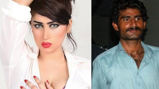 Qandeel Baloch (izquierda). Muhammad Wasim (derecha)