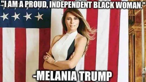 Uno de los memes más compartidos sobre Melania Trump