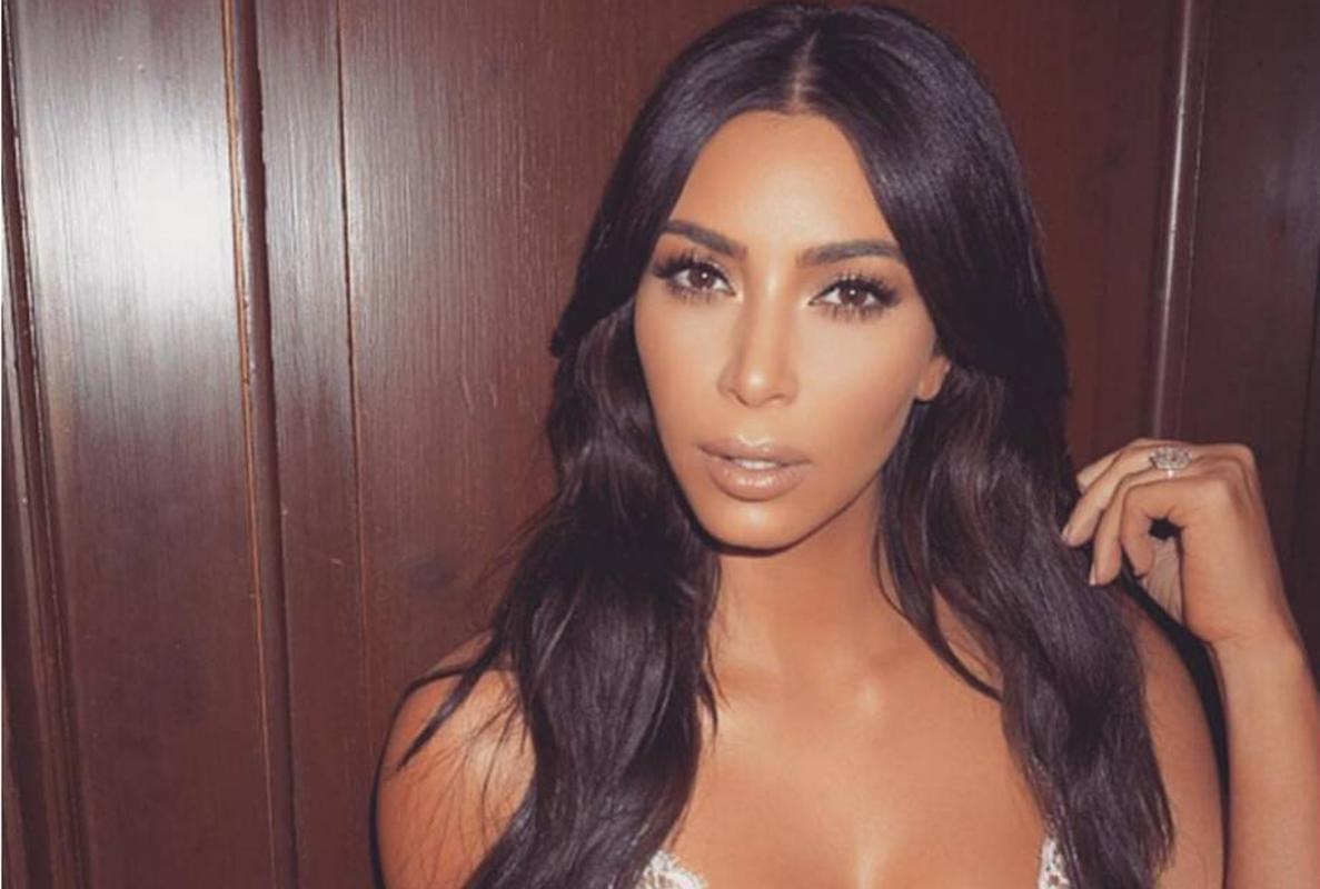 Kim Kardashian en una de sus publicaciones en la red social