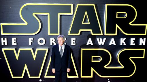 El actor Harrison Ford durante el estreno de Star Wars