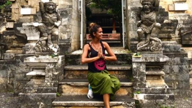 Lara Álvarez muestra su lado más espiritual en Bali