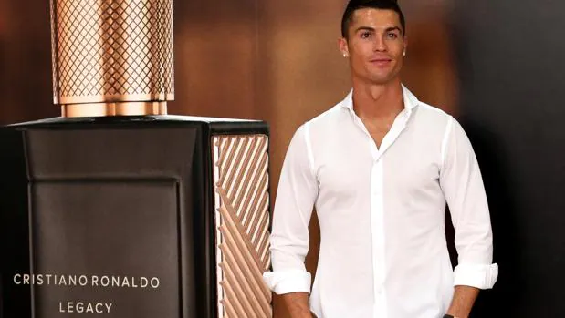 El futbolista del Real Madrid en la presentación de su perfume «Cristiano Ronaldo Legacy»