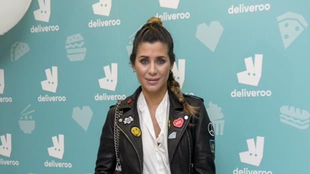 Elena Tablada, durante un acto de la firma Deliveroo