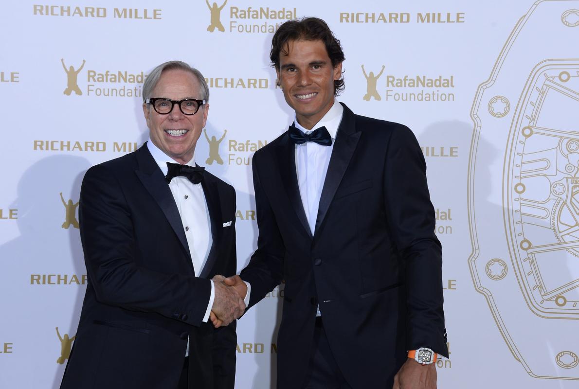 Tommy Hilfiger junto a Rafa Nadal