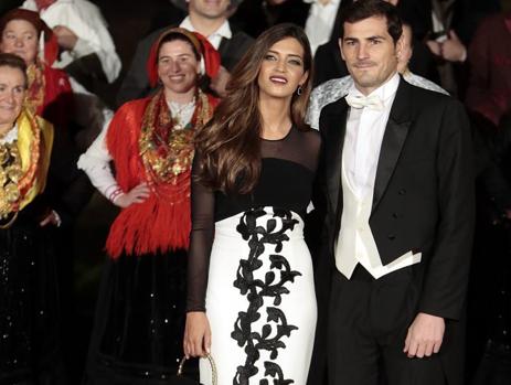 Íker Casillas junto a Sara Carbonero