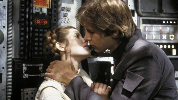 Harrison Ford y Carrie Fisher