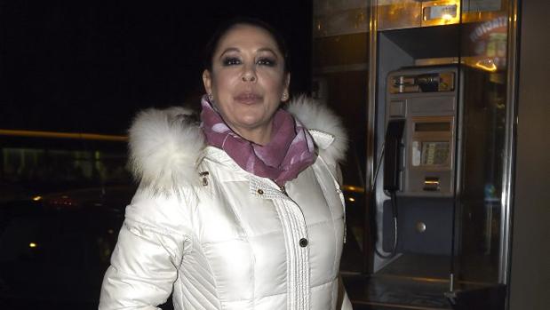 Isabel Pantoja, durante un paseo por las calles de Madrid