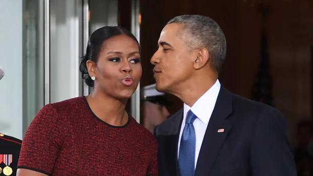Barack y Michelle Obama, en la toma de posesión de Donald Trump