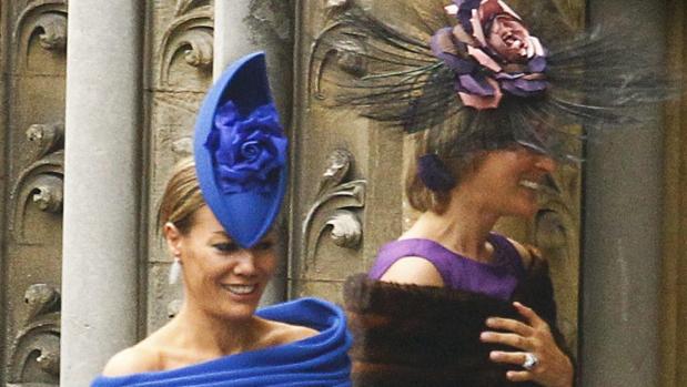 Tara Palmer-Tomkinson, durante la boda de los Duques de Cambridge