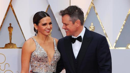 Matt Damon y Luciana Barroso