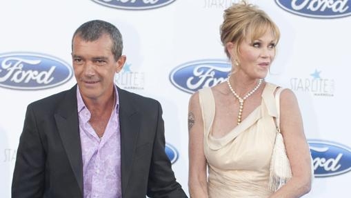 Antonio Banderas y Melanie Griffith, en 2013