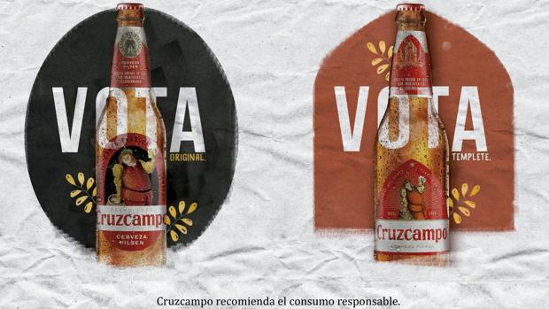 Los seguidores de Cruzcampo elegirán por «Referéndum» su nueva imagen