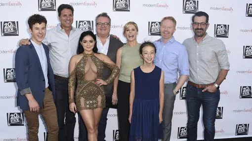 Algunos de los actores que conforman el reparto de «Modern Family»