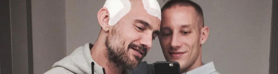 El novio de David Delfín le rinde homenaje