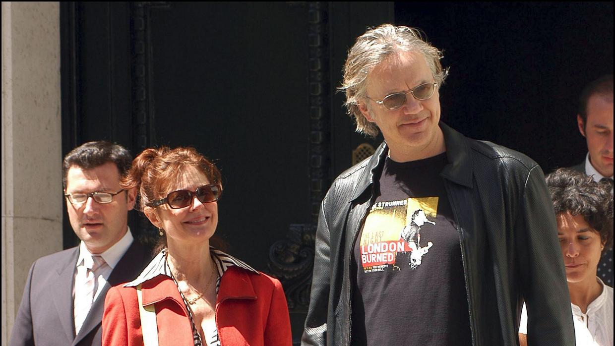 Susan Sarandon y Tim Robbins comparten cena con su primogénito ocho años después de su ruptura